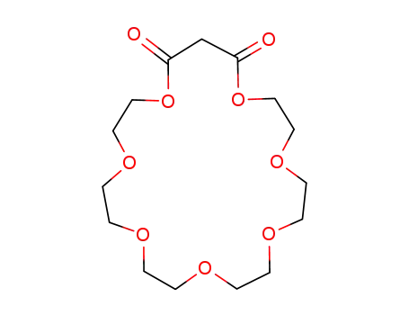 Molecular Structure of 76561-94-9 (1,4,7,10,13,16,19-Heptaoxacyclodocosane-20,22-dione)
