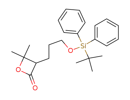 3-[3-(<i>tert</i>-butyl-diphenyl-silanyloxy)-propyl]-4,4-dimethyl-oxetan-2-one
