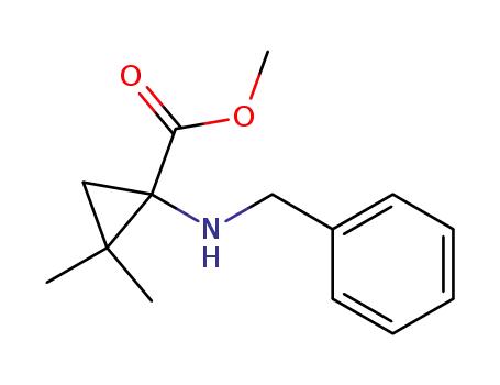 Methyl 1-(N-benzylamino)-2,2-dimethylcyclopropanecarboxylic ester