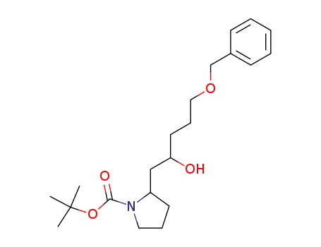 2-(5-Benzyloxy-2-hydroxy-pentyl)-pyrrolidine-1-carboxylic acid tert-butyl ester