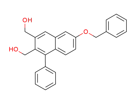 2,3-Naphthalenedimethanol, 1-phenyl-6-(phenylmethoxy)-