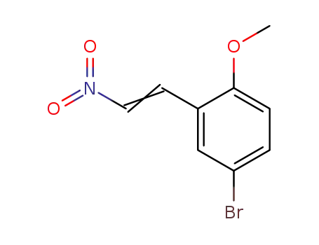 Molecular Structure of 175205-14-8 (5-BROMO-2-METHOXY-OMEGA-NITROSTYRENE)