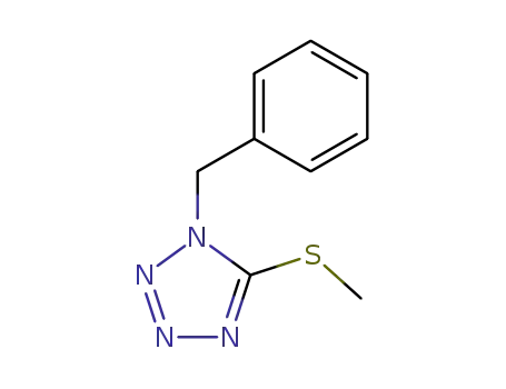 1-benzyl-5-methylsulfanyl-1<i>H</i>-tetrazole
