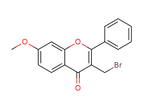 3-(bromomethyl)-7-methoxy-2-phenyl-4H-benzopyran-4-one