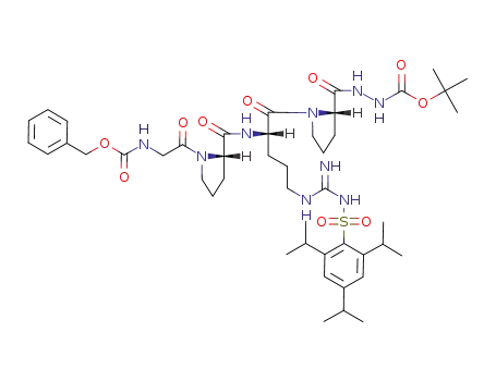 Z-Gly-Pro-Arg(Tis)-Pro-NHNHBoc