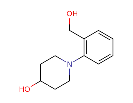 Molecular Structure of 291544-82-6 (1-[2-(Hydroxymethyl)phenyl]-4-piperidinol)