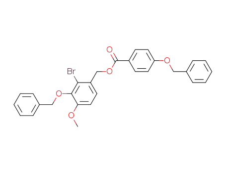 (3-Benzyloxy-2-bromo-4-methoxyphenyl)methyl 4-benzyloxybenzoate