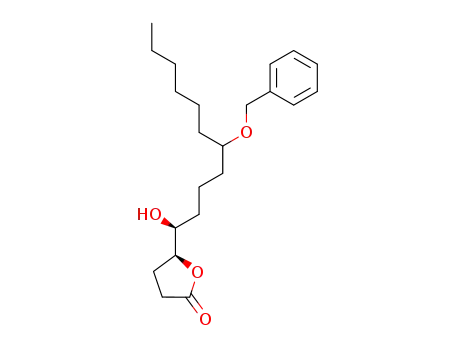 (S)-5-((S)-5-Benzyloxy-1-hydroxy-undecyl)-dihydro-furan-2-one