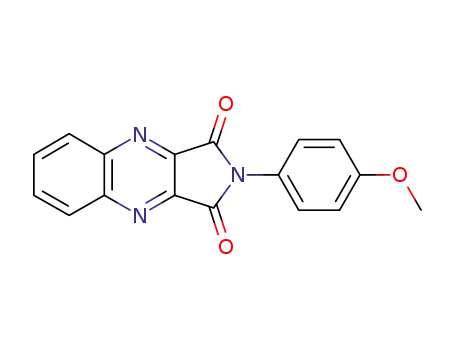 2-(p-methoxyphenyl)pyrrolo[3,4-b]quinoxaline-1,3-dione
