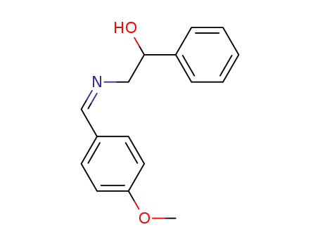 Molecular Structure of 101067-50-9 (2-phenyl-N-(4'-methoxybenzylidene)ethanolamine)