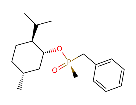 R<sub>p</sub>-(-)-menthyl benzylmethylphosphinate