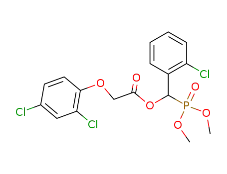 Acetic acid, (2,4-dichlorophenoxy)-,
(2-chlorophenyl)(dimethoxyphosphinyl)methyl ester