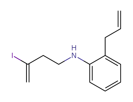 2-Allyl-N-(3-iodo-3-butenyl)aniline