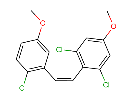 Benzene, 1,3-dichloro-2-[(1Z)-2-(2-chloro-5-methoxyphenyl)ethenyl]-5-methoxy-