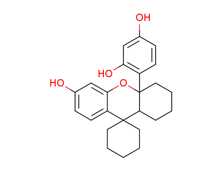 4-[1',2',3',4',4'a,9'a-hexahydro-6'-hydroxyspiro(cyclohexane-1,9'-xanthene)-4'a-yl]resorcinol