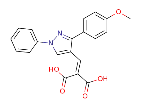2-[3-(4-Methoxy-phenyl)-1-phenyl-1H-pyrazol-4-ylmethylene]-malonic acid