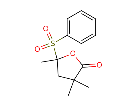 2(3H)-Furanone, dihydro-3,3,5-trimethyl-5-(phenylsulfonyl)-