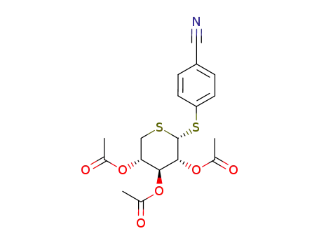 4-cyanophenyl 2,3,4-tri-O-acetyl-1,5-dithio-α-D-xylopyranoside