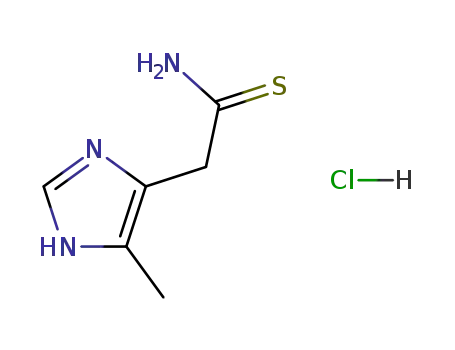 4(5)-methyl-5(4)-<(thioacetamido)methyl>imidazole hydrochloride