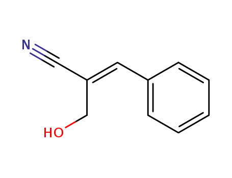 Molecular Structure of 120696-98-2 (2-hydroxymethyl-3<i>t</i>-phenyl-acrylonitrile)