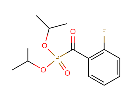 Phosphonic acid, (2-fluorobenzoyl)-, bis(1-methylethyl) ester