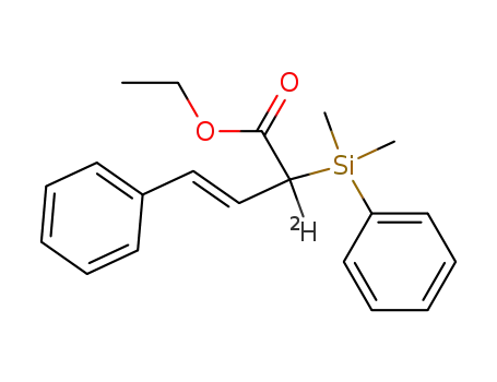 ethyl (E)-2-deuterio-2-(dimethylphenylsilyl)-4-phenylbut-3-enoate
