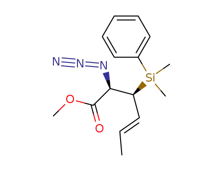 (2R,3S)-Methyl 2-azido-3-(dimethylphenylsilyl)hex-4-enoate