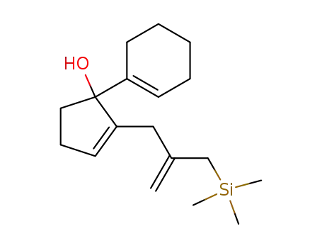 1-Cyclohex-1-enyl-2-(2-trimethylsilanylmethyl-allyl)-cyclopent-2-enol