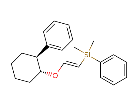 Silane, dimethylphenyl[(1E)-2-[[(1R,2S)-2-phenylcyclohexyl]oxy]ethenyl]-