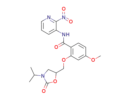 (+/-)-N-(2-nitro-3-pyridinyl)-4-methoxy-2-[3-(1-methylethyl)-2-oxo-oxazolidin-5-ylmethoxy]benzamide