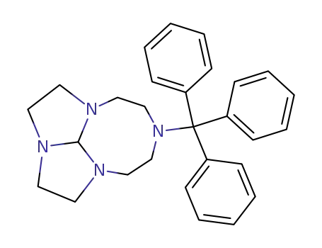 Molecular Structure of 142719-00-4 (7-triphenylmethyl-octahydro-5H,9bH-2a,4a,7,9a-tetraazacycloocta[cd]pentalene)