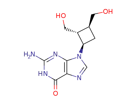Molecular Structure of 127759-89-1 (Lobucavir)