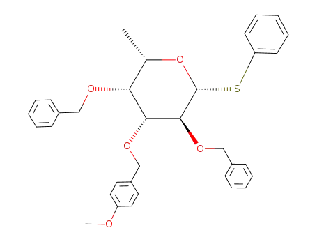 phenyl 2,4-di-O-benzyl-3-O-(4-methoxybenzyl)-1-thio-β-L-fucopyranoside