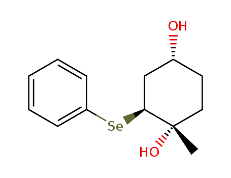 (1S,2S,4R)-1-Methyl-2-phenylselanyl-cyclohexane-1,4-diol