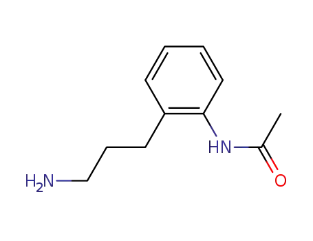 Molecular Structure of 153685-98-4 (3-(2-acetamidophenyl)propylamine)
