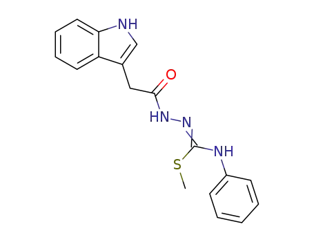 1-(3-indolylacetyl)-4-phenyl-S-methylisothiosemicarbazide