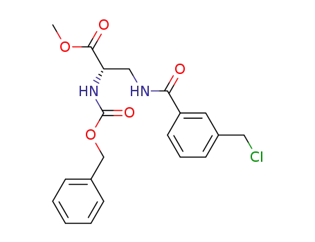 (S)-2-Benzyloxycarbonylamino-3-(3-chloromethyl-benzoylamino)-propionic acid methyl ester