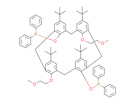 5,11,17,23-tetra-tert-butyl-25,27-bis(diphenylphosphinooxy)-26,28-bis(3-oxabutyloxy)calix[4]arene