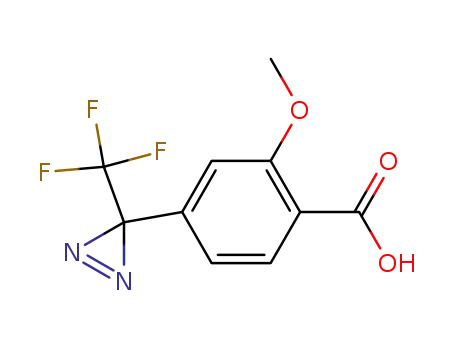 Benzoic acid, 2-methoxy-4-[3-(trifluoromethyl)-3H-diazirin-3-yl]-