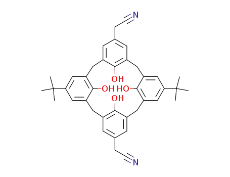 5,17-Di-tert-butyl-11,23-bis(cyanomethyl)calix[4]arene-25,26,27,28-tetrol