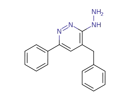 3(2H)-Pyridazinone, 6-phenyl-4-(phenylmethyl)-, hydrazone