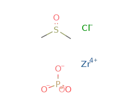 Molecular Structure of 191654-67-8 (zirconium phosphate chloride dimethyl sulfoxide)