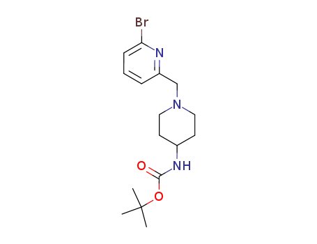 tert-butyl 1-[(6-Bromopyridin-2-yl)methyl]piperidin-4-ylcarbamate