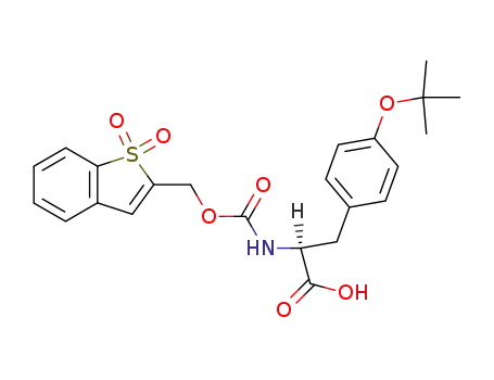 Molecular Structure of 197245-28-6 (Bsmoc-Tyr(t-Bu)-OH)