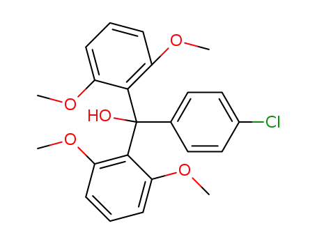 (4-Chloro-phenyl)-bis-(2,6-dimethoxy-phenyl)-methanol