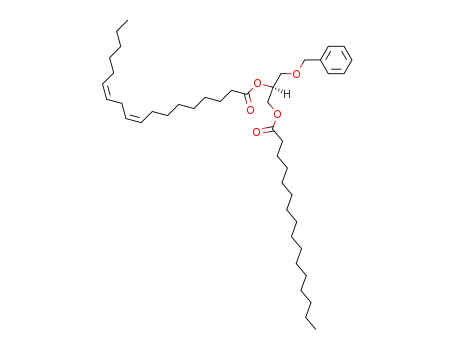 1-O-palmitoyl-2-[(9z,12z)-octadenoyl]-3-benzylglycerol