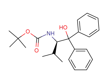 Carbamic acid, [(1R)-1-(hydroxydiphenylmethyl)-2-methylpropyl]-,
1,1-dimethylethyl ester