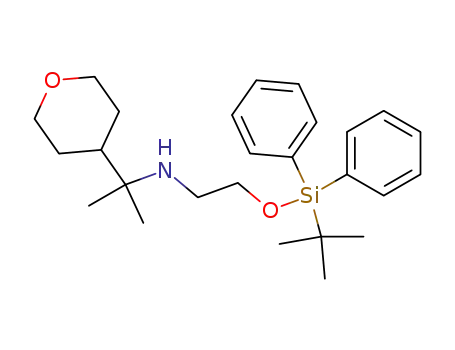 [2-(tert-Butyl-diphenyl-silanyloxy)-ethyl]-[1-methyl-1-(tetrahydro-pyran-4-yl)-ethyl]-amine