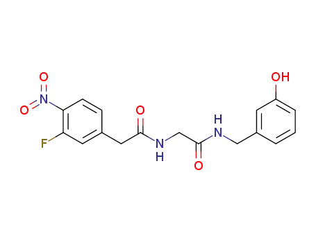2-(3-Fluoro-4-nitro-phenyl)-N-[(3-hydroxy-benzylcarbamoyl)-methyl]-acetamide