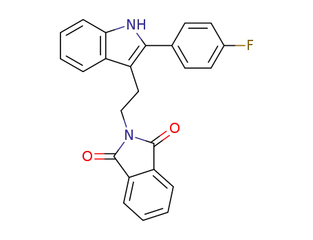 2-{2-[2-(4-Fluoro-phenyl)-1H-indol-3-yl]-ethyl}-isoindole-1,3-dione